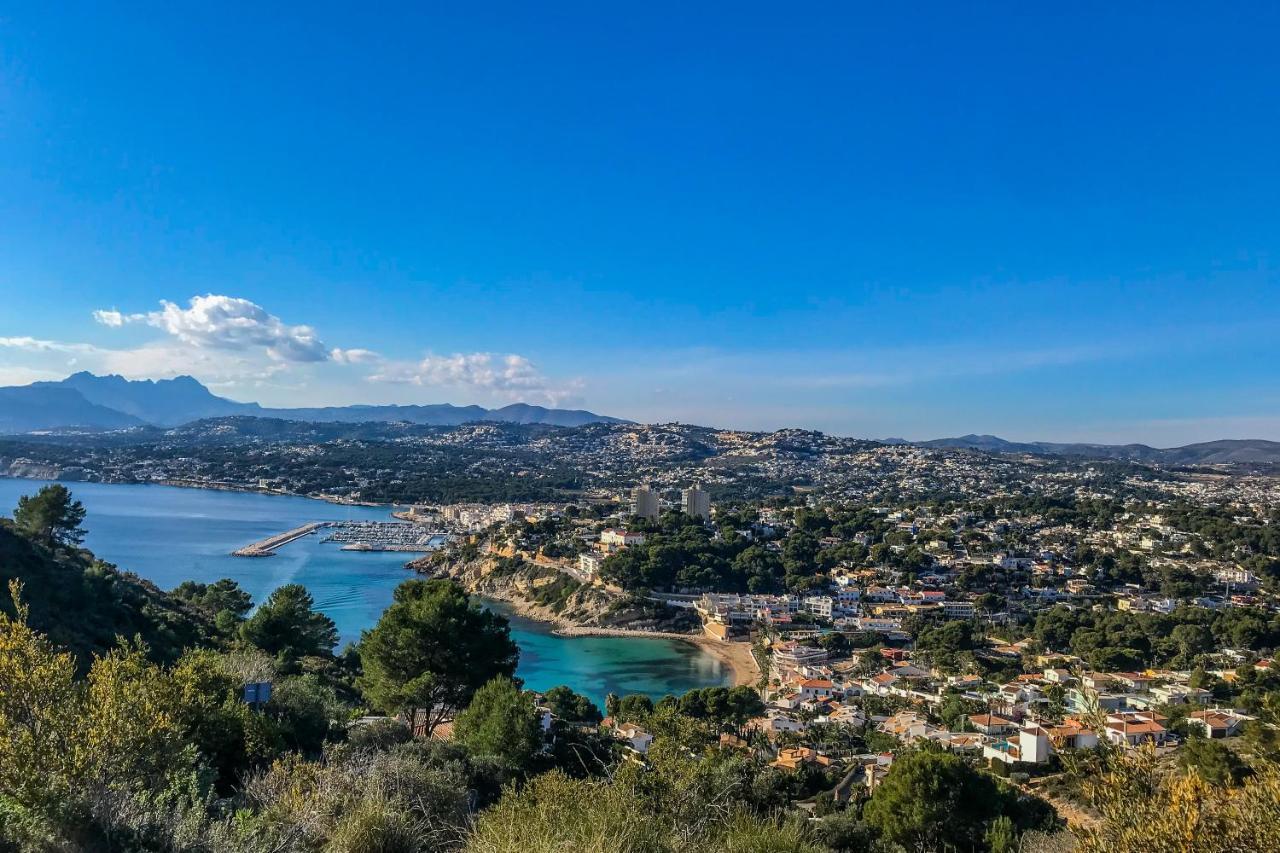 El Portet - Beachfront Holiday Home With Private Pool In Moraira Eksteriør billede
