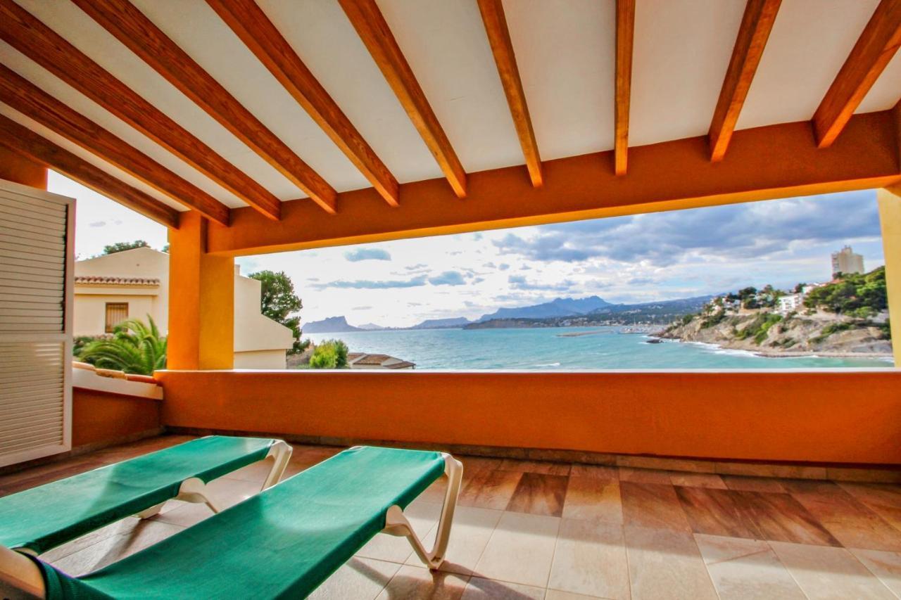 El Portet - Beachfront Holiday Home With Private Pool In Moraira Eksteriør billede